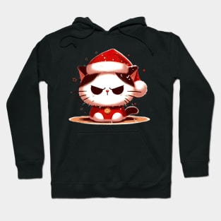 Grumpy christmas cat Hoodie